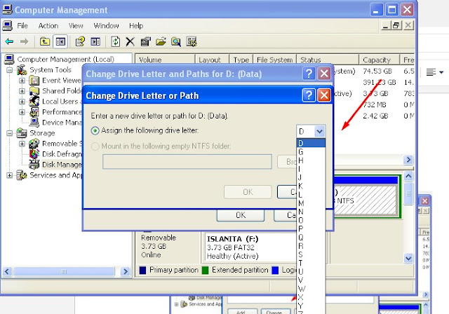 Cara merubah Lable Partisi Hardisk di windows Xp dengan mudah Cara merubah Lable Partisi Hardisk di windows Xp dengan mudah