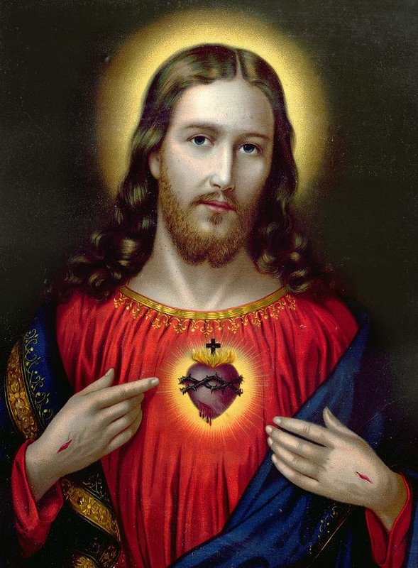 HEART OF JESUS, FORMED IN THE WOMB OF THE VIRGIN MARY BY THE HOLY GHOST ...