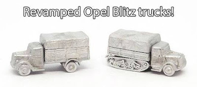 Revamped & Expanded Opel Blitz Trucks from Pendraken Miniatures