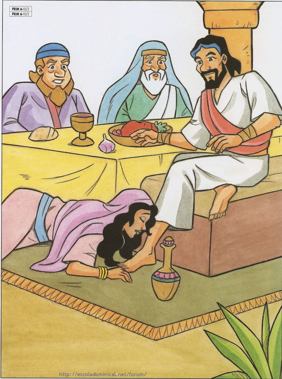 Mulher Que Lavou Os Pés De Jesus