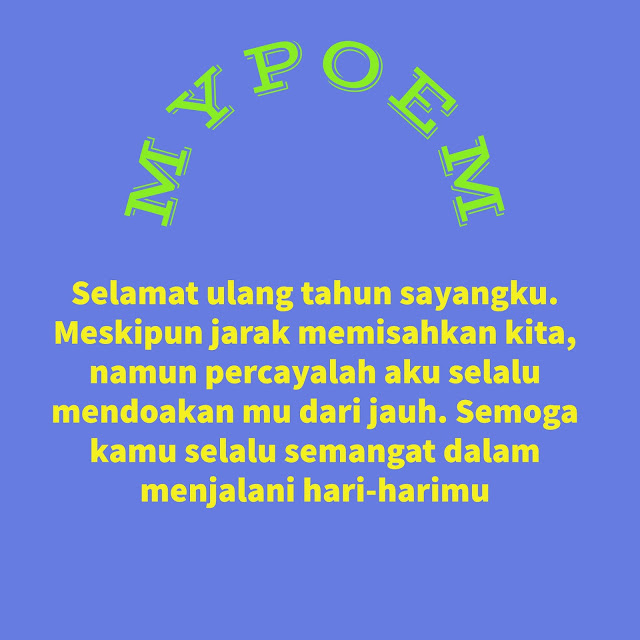 Kumpulan Puisi Ulang Tahun Untuk Pacar Kalian Keren Banget