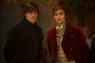 Sam Riley and Douglas Booth star in Pride and Prejudice and Zombies