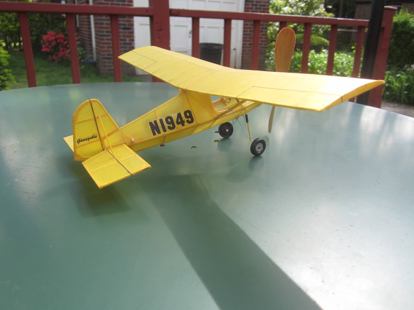 Walter's Model Airplane blog Peanut Scale Ganagobie