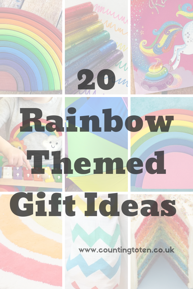 Rainbow Themed Gift Guide for Newborns to Adults Counting To Ten