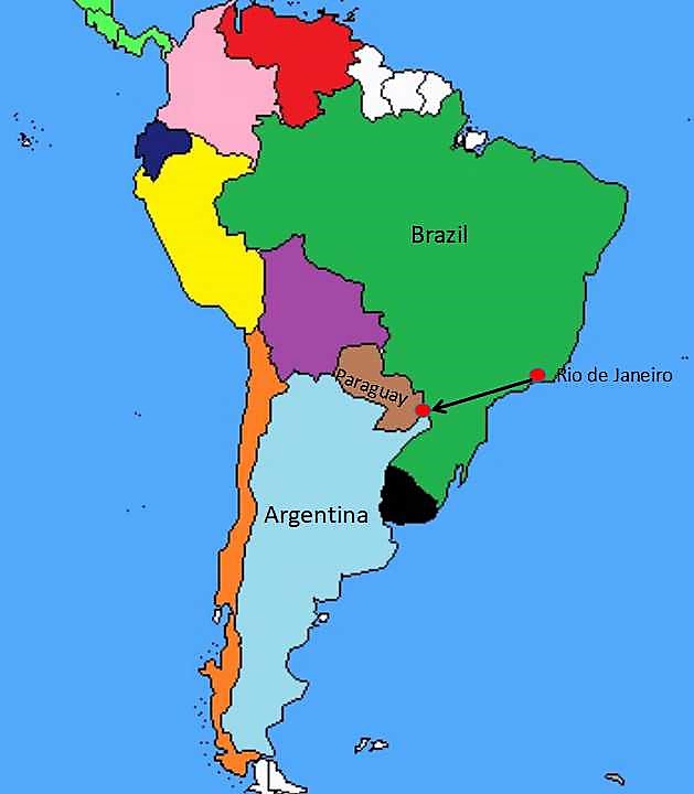 Iguazu Falls Map - Slide2