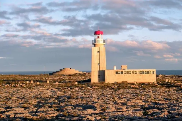 Portugal in December. The Lighthouse at Sagres