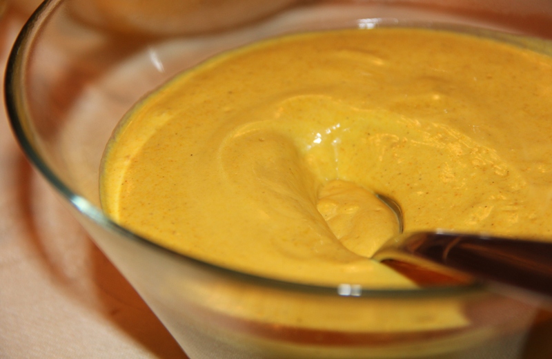 Curry-Dip (mit selbstgemachter Mayonnaise) - Kirschbiene kocht