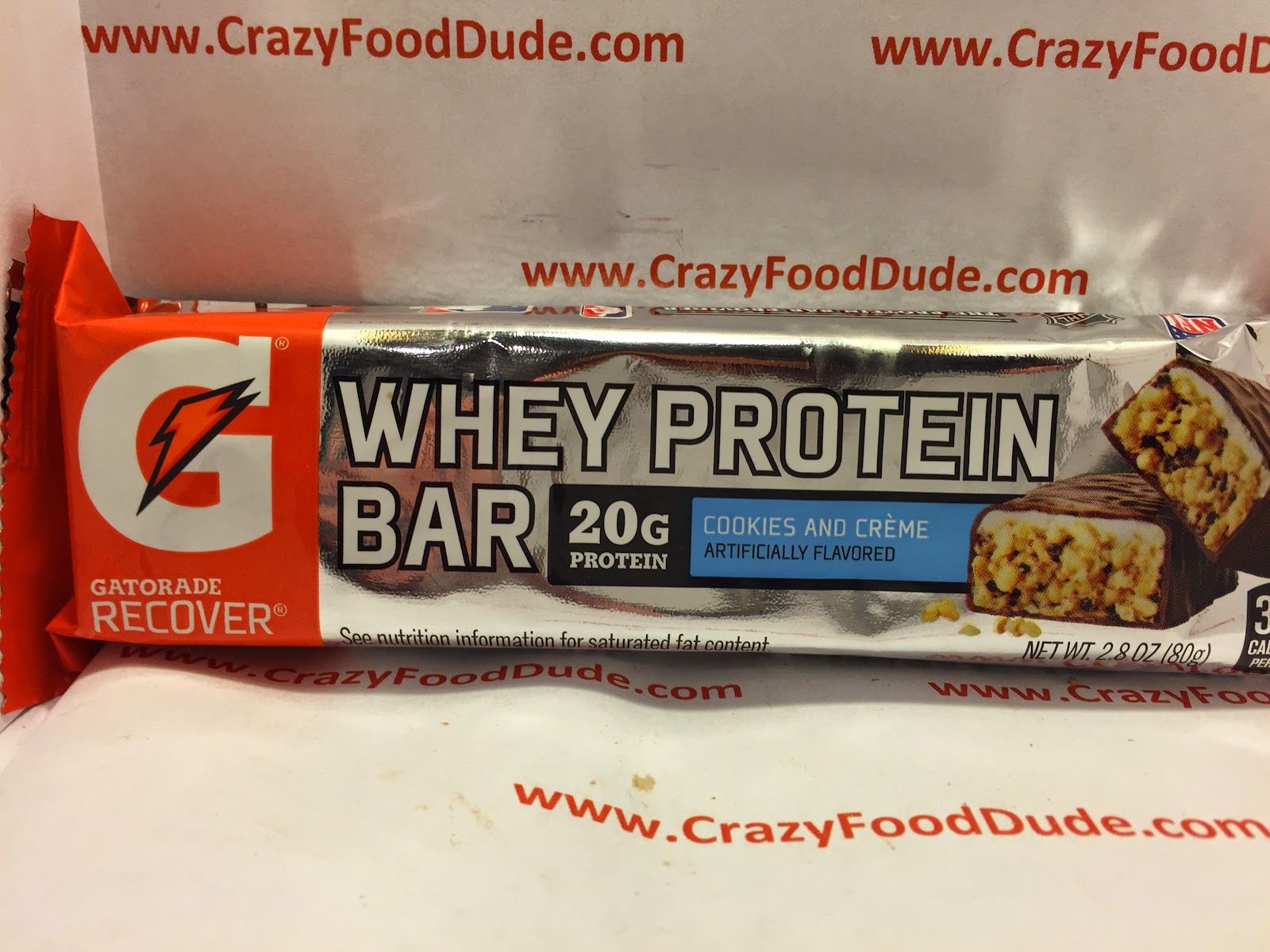 Crazy Food Dude Review Gatorade GSeries Recover Cookies and Creme