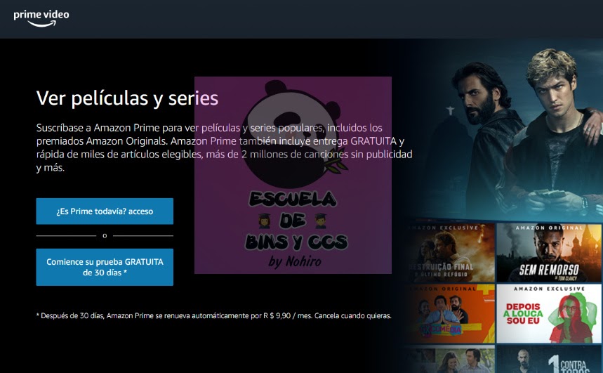 Crear cuentas Prime video (GRATIS)