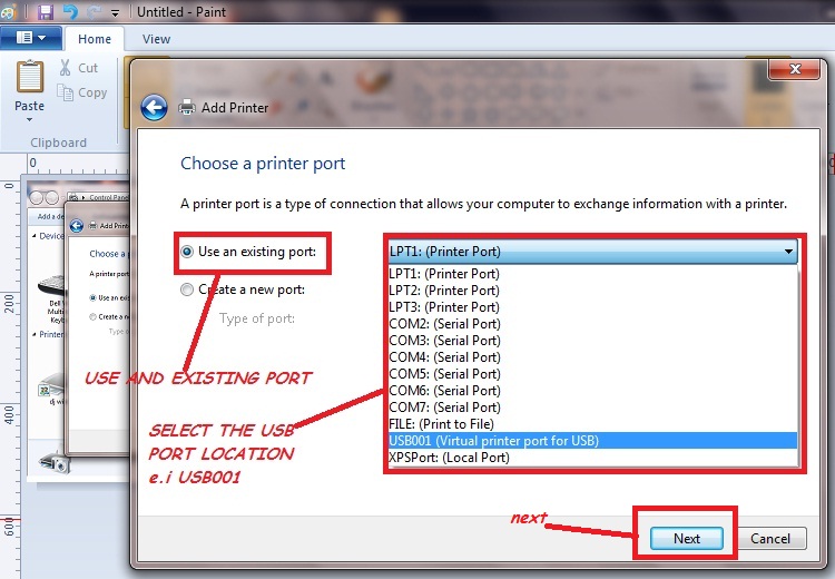 INSTALL POS PRINTER DE FIRM TECH