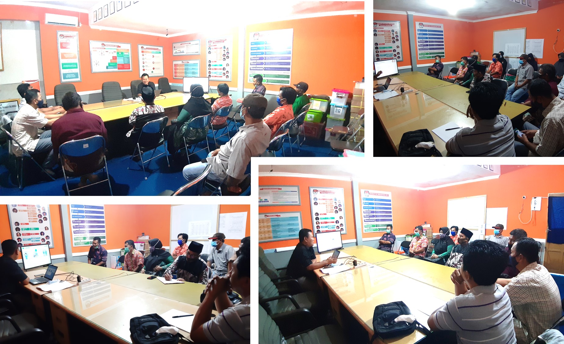 Rapat Persiapan Simulasi Pemungutan Suara di TPS pada