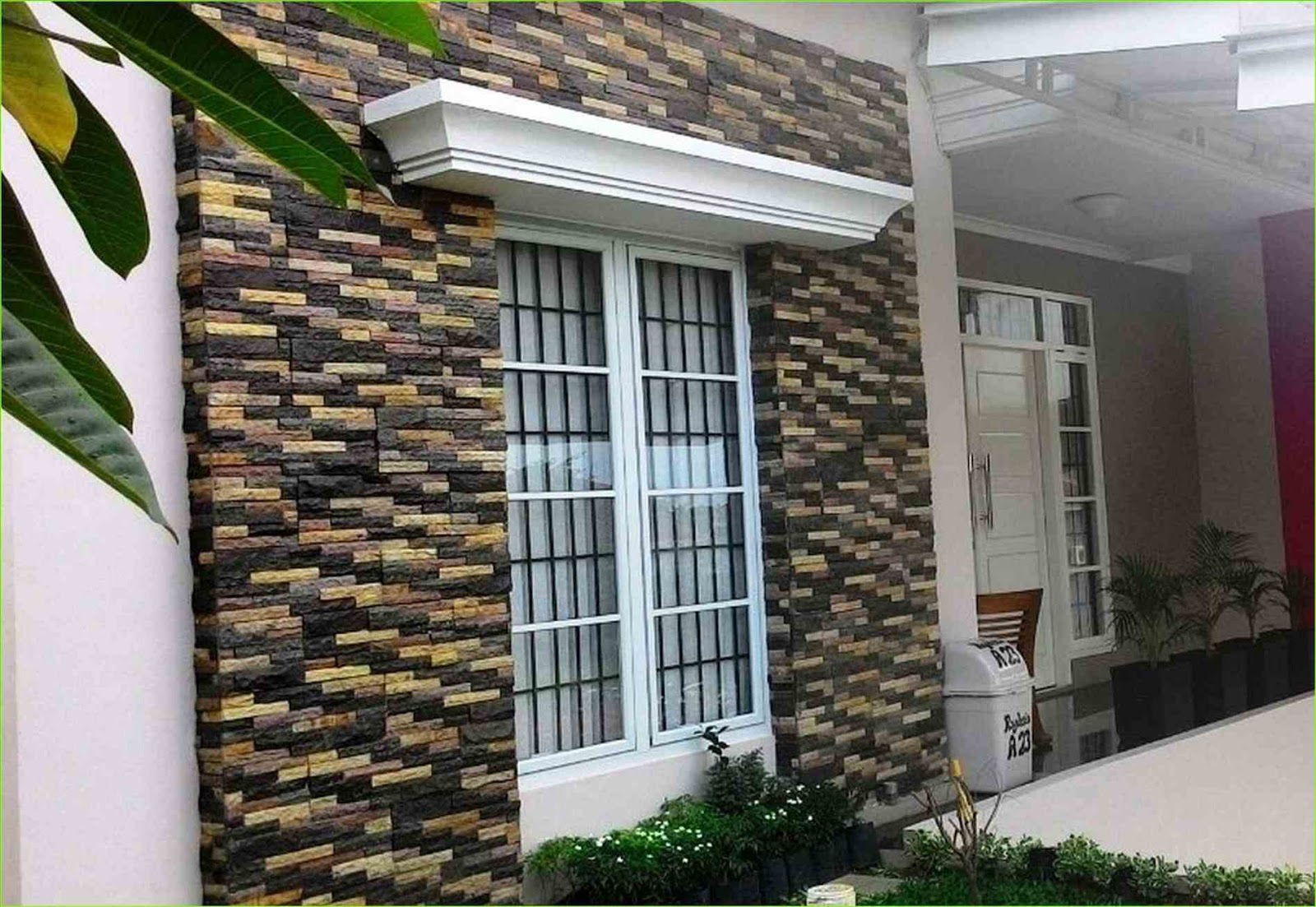 Pemasangan Batu Alam Depan Rumah - Homecare24