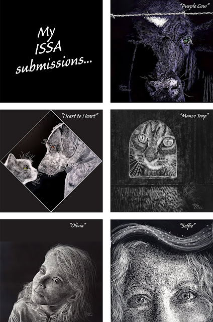 scratchboards by Judy Lavoie