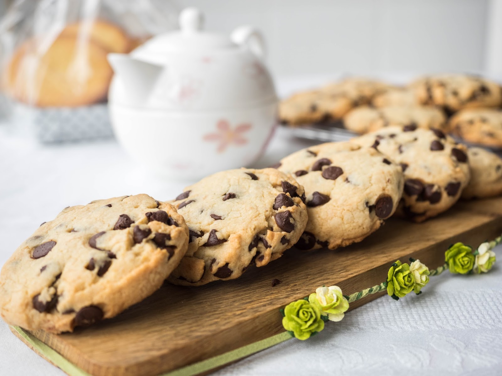 Galletas con pepitas de chocolate Galletas con pepitas de chocolate