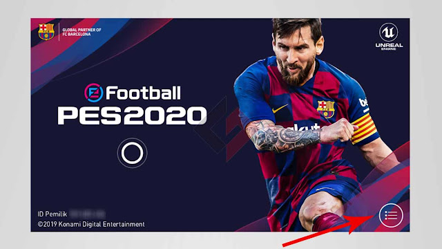 Cara login akun PES 2020 Mobile Lama di HP android baru Cara login akun PES 2020 Mobile Lama di HP android baru