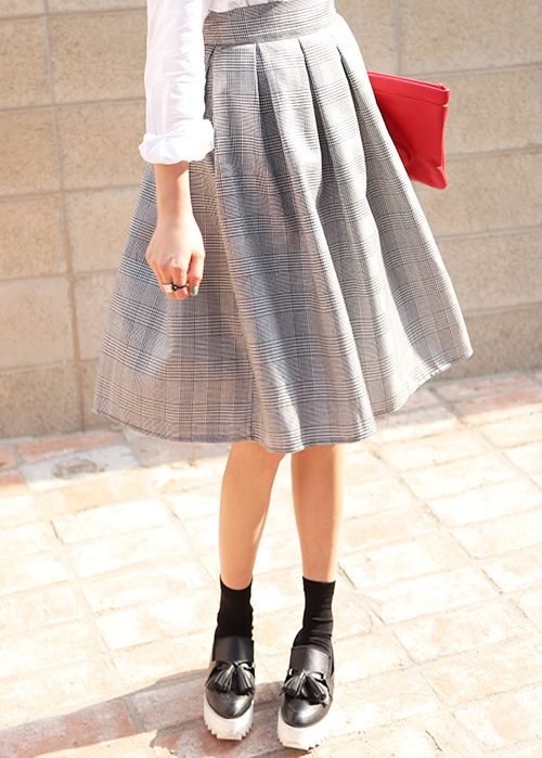 [Stylenanda] Modern Black Checkered Skirt | KSTYLICK - Latest Korean ...