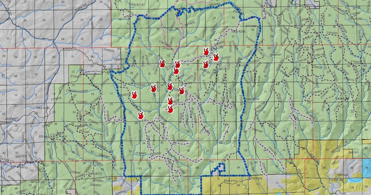 Blue Mountain Fire Information Umatilla National Forest Lightning Fire