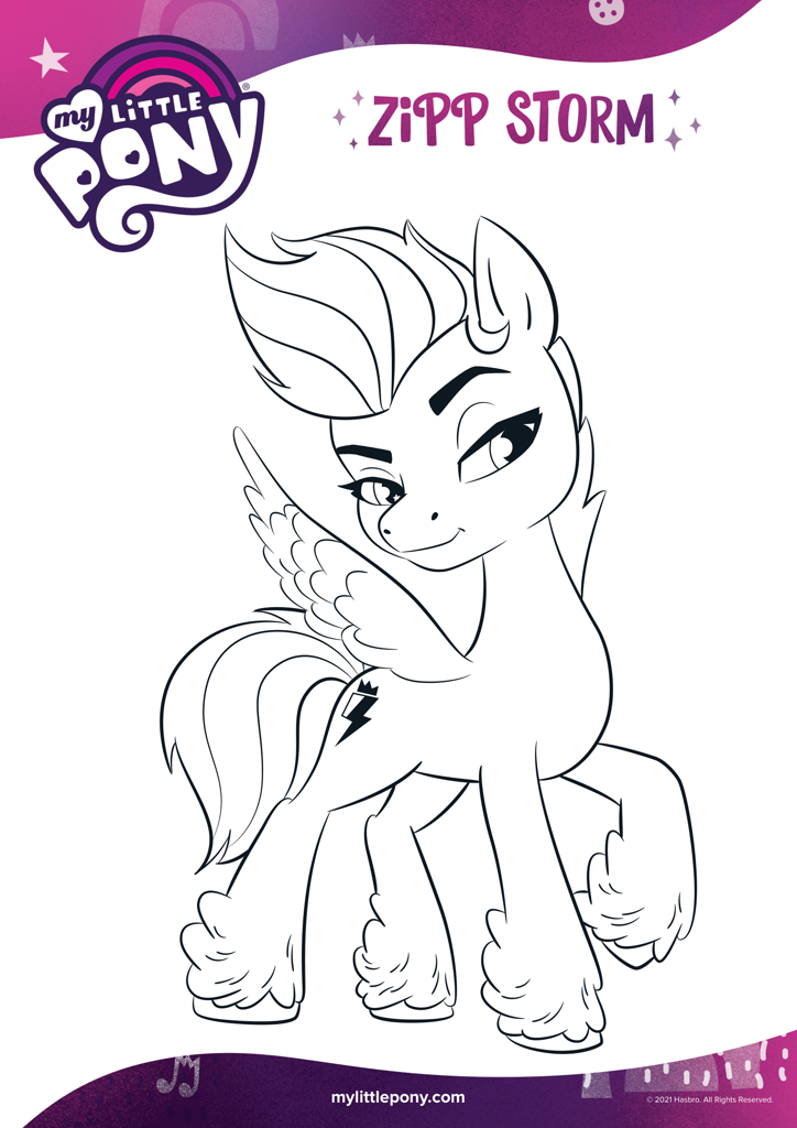Equestria Daily - MLP Stuff!: Generation 5 Coloring Pages And Locations