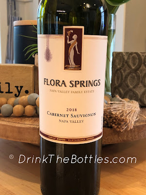 2018 Flora Springs Cabernet Sauvignon label