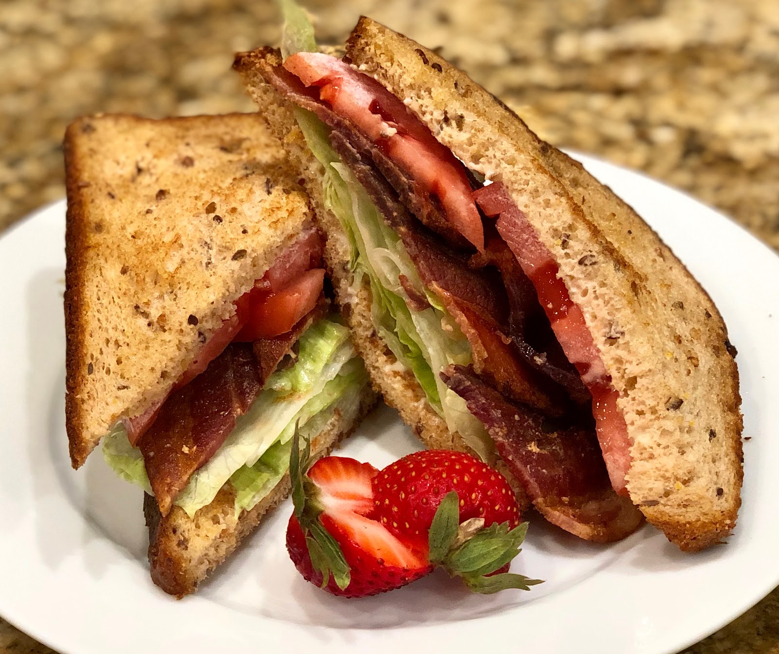 GREAT EATS HAWAII BACON LETTUCE AND TOMATO SANDWICH