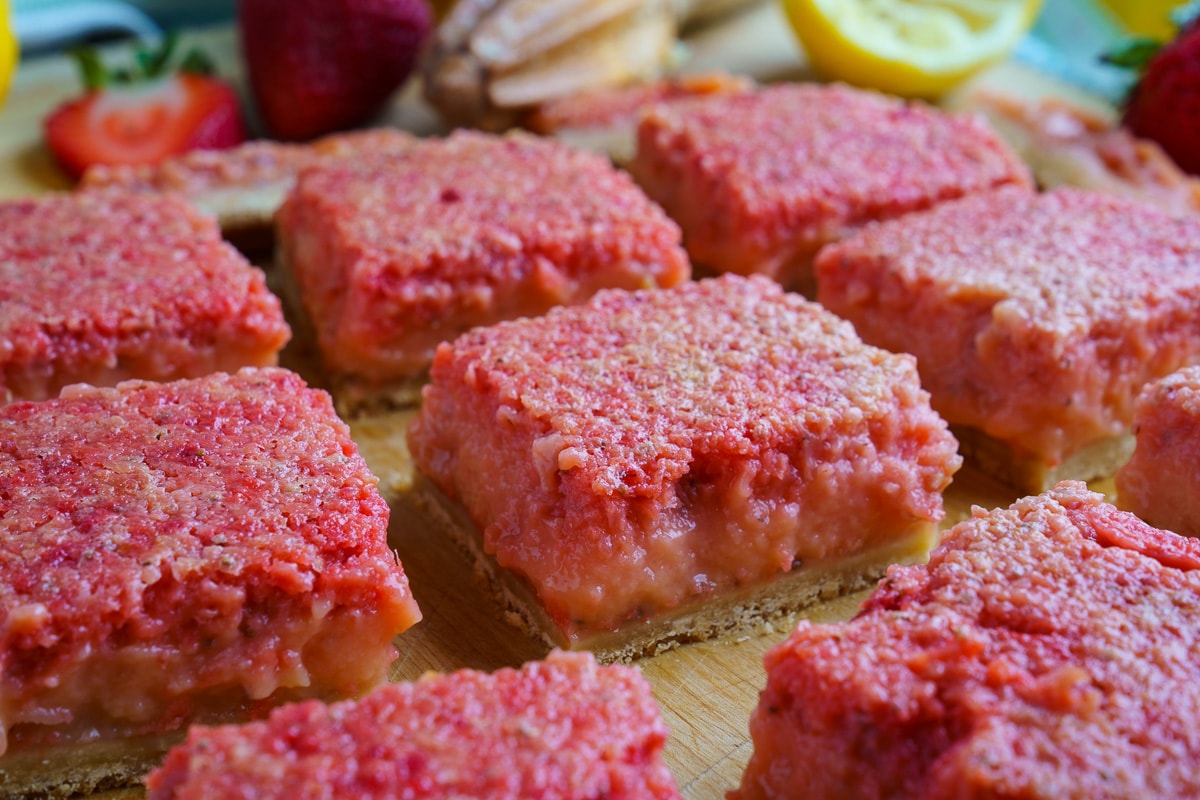 Strawberry Lemonade Bars
