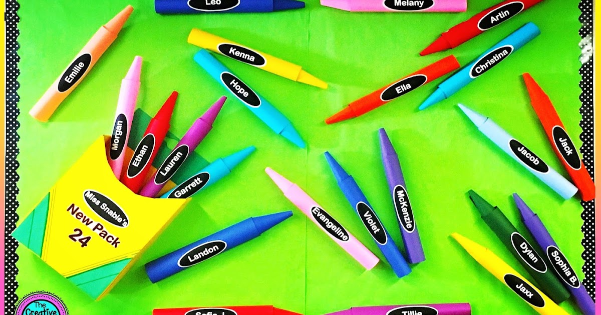 The Creative Colorful Classroom: Crayon Bulletin Board