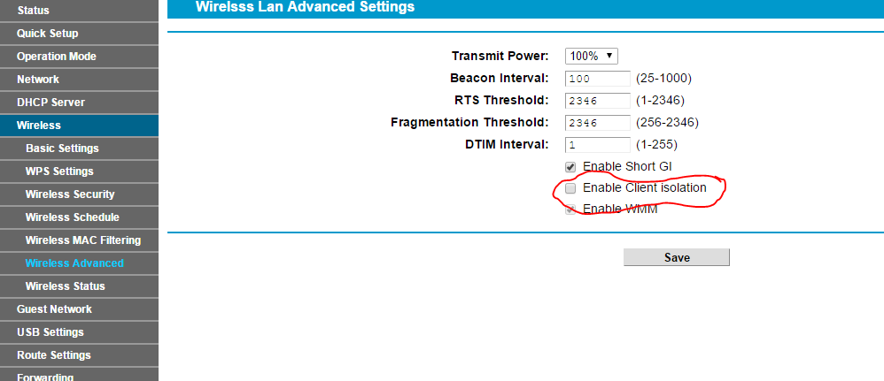 Blogspot: Problem in Connecting devices through wifi in TP-LINK wifi router