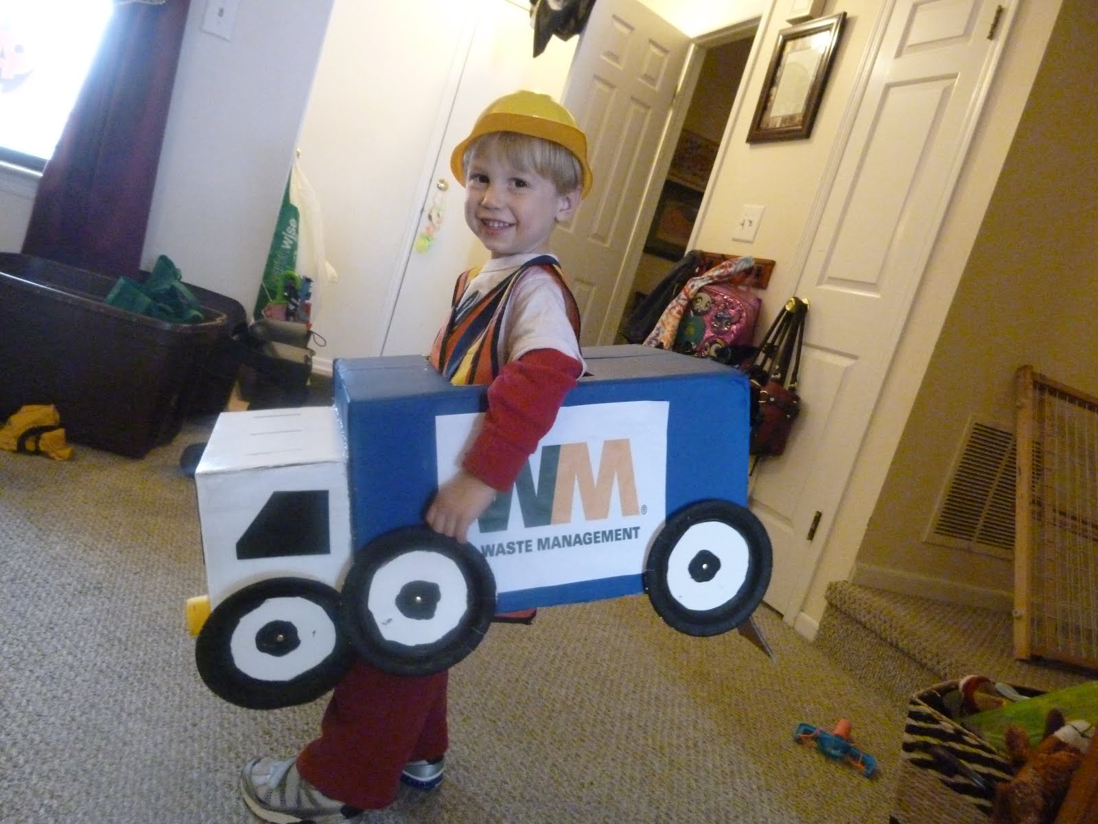 Another Wonderful Day Gavin�s Garbage Truck Costume