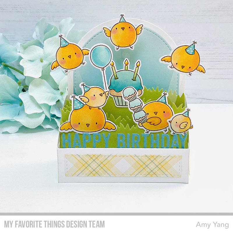 Handcrafted Cards Made With Love MFT / OUTSIDE THE BOX BIRTHDAY CARD