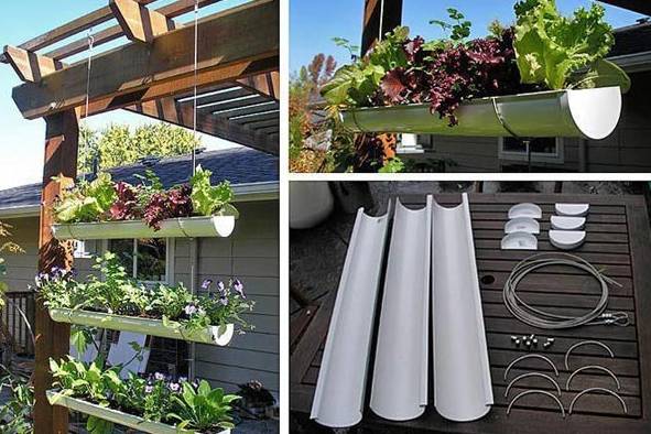 Huerta vertical con caños de PVC | Construccion y Manualidades : Hazlo