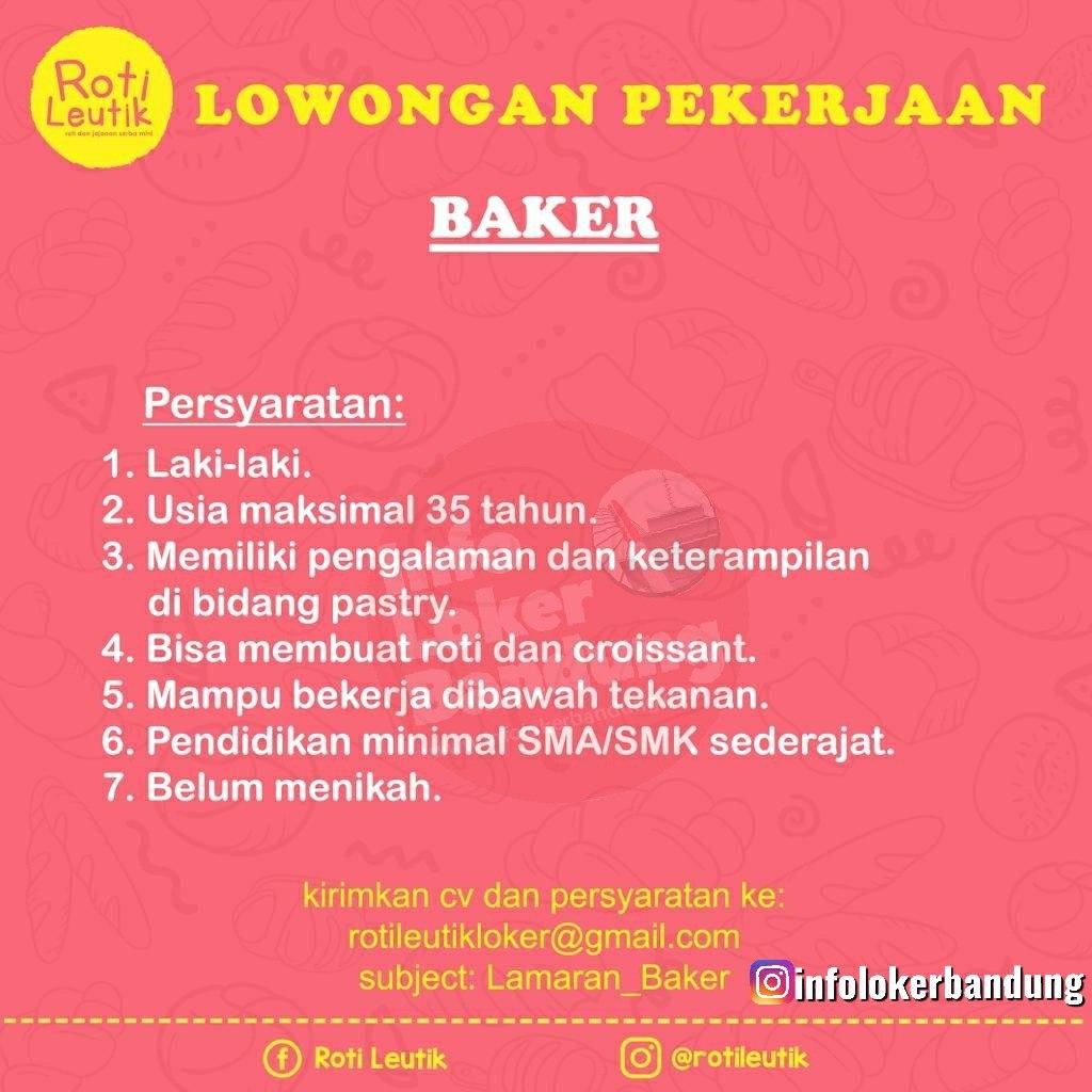 Lowongan Kerja Baker Roti Leutik Bandung Maret 2020 - Info Loker