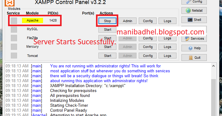 Set up Localhost using Xampp Server
