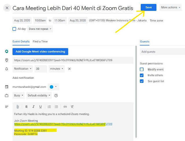 Cara Membuat Zoom Meeting lebih dari 40 menit secara gratis
