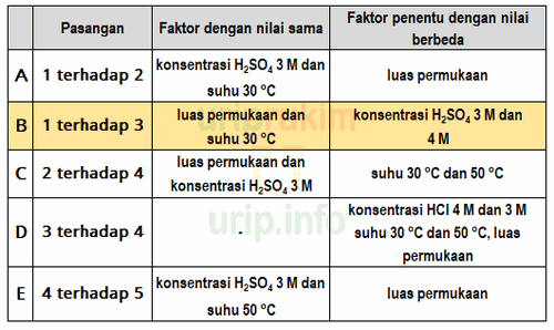 Cara Menentukan Faktor yang Mempengaruhi Laju Reaksi dari Data Visual