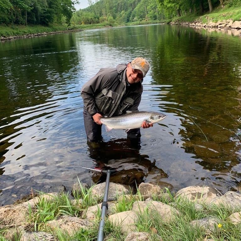 Gordon Pollock Salmon Fishing River Tay Edradynate Beat River Tay