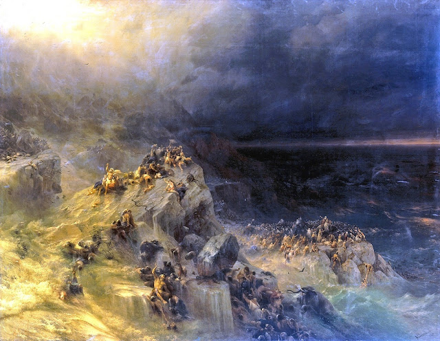 Всемирный потоп.  Айвазовский И.К. 1864 г.