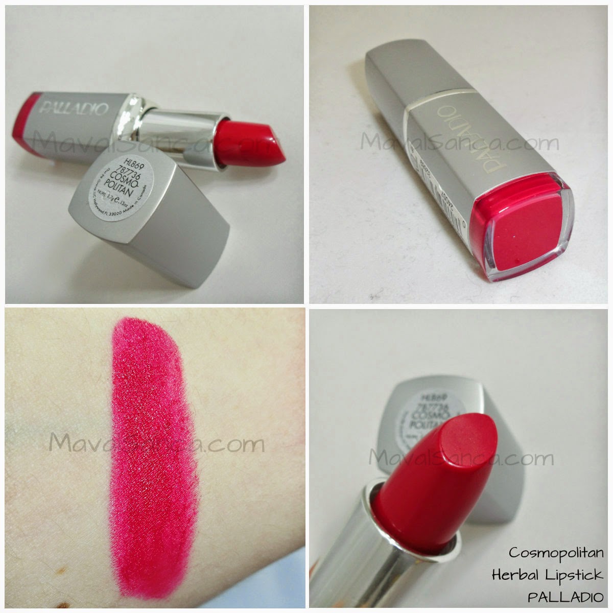 Cosmopolitan Herbal Lipstick de PALLADIO Paperblog