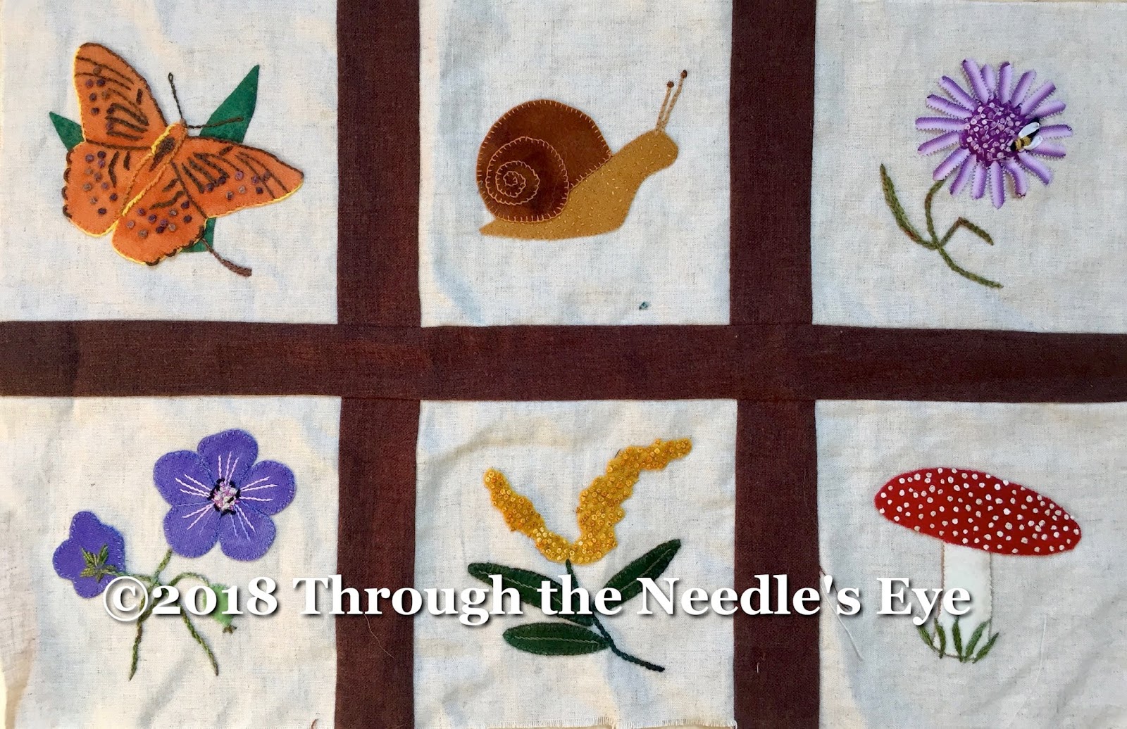 Telling Stories Through the Needle's Eye: Block of the Month 13—Sunflower