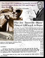The First UFO Sighting:Kenneth Arnold's Secret Papers from the FBI and Project Blue Book