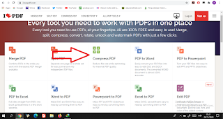 Cara Kompres PDF Online dengan ILOVE PDF