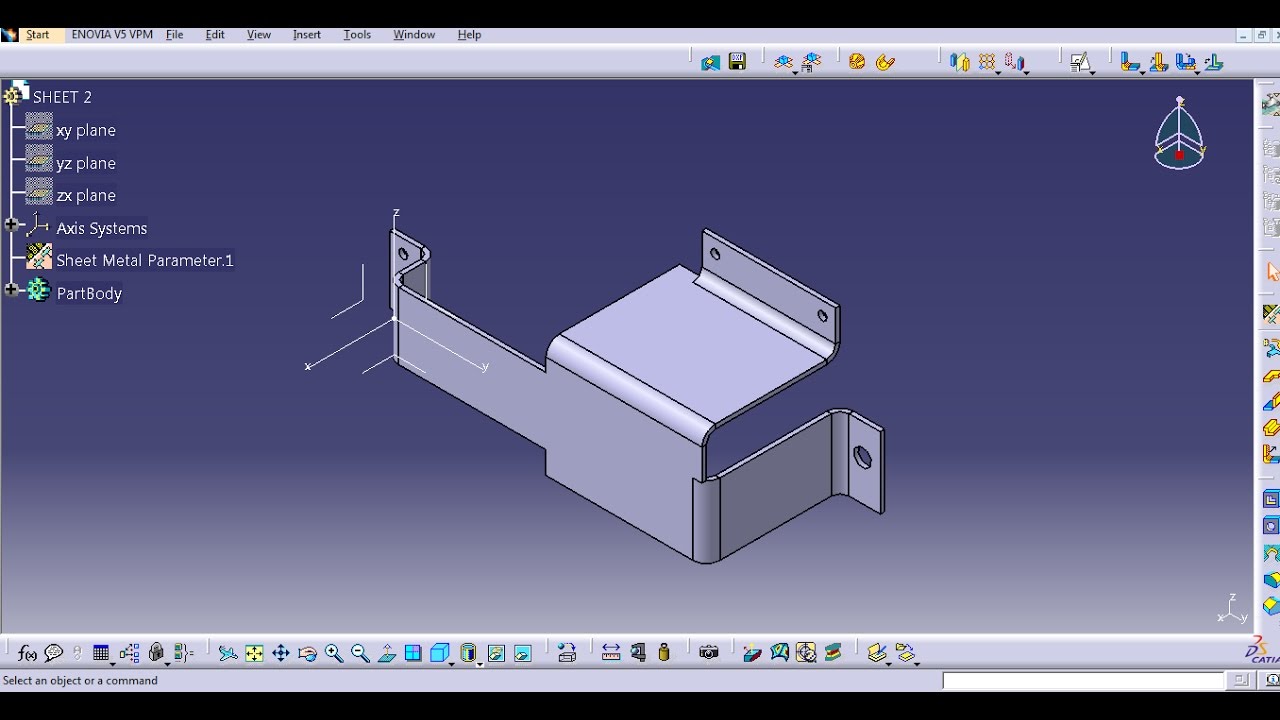 Catia Sheet Metal CÂU LẠC BỘ CATIA