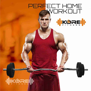 Kore K-PVC 20kg Combo 3 Leather Home Gym and Fitness Kit