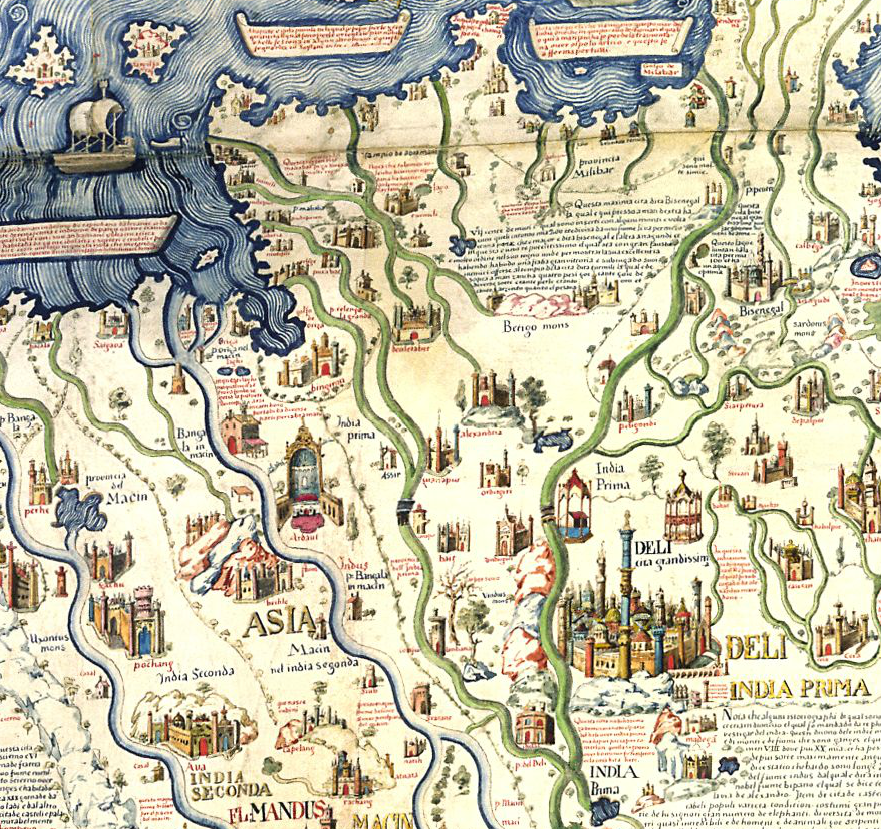 Карта фра мауро 1459 в высоком разрешении