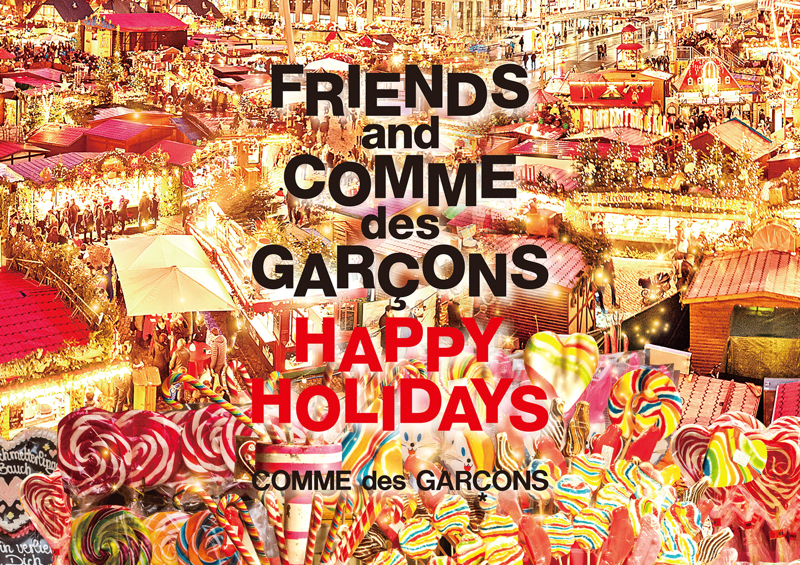 Comme des garcons happy holidays clearance