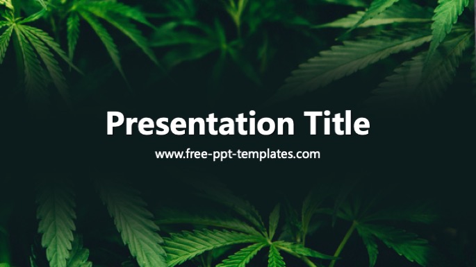 Marijuana Powerpoint Template Free
