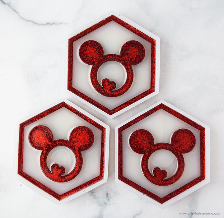 Mickey Mouse Resin Coasters
