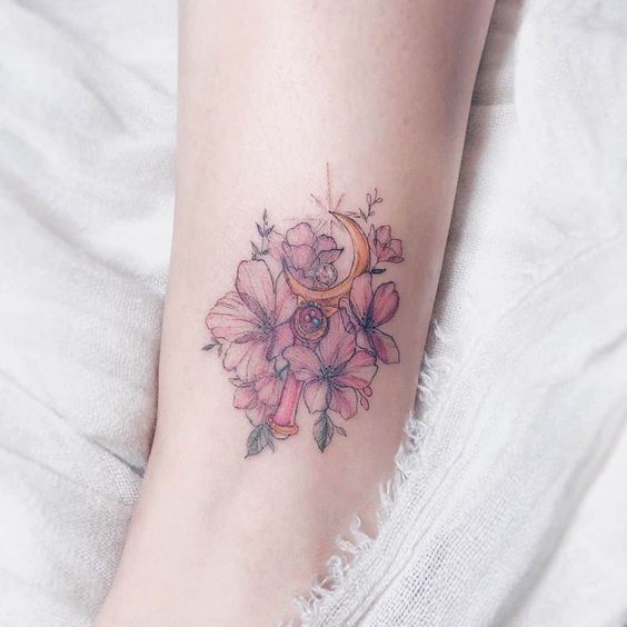 Inspiração: Tatuagens fofas para fãs de Sailor Moon!