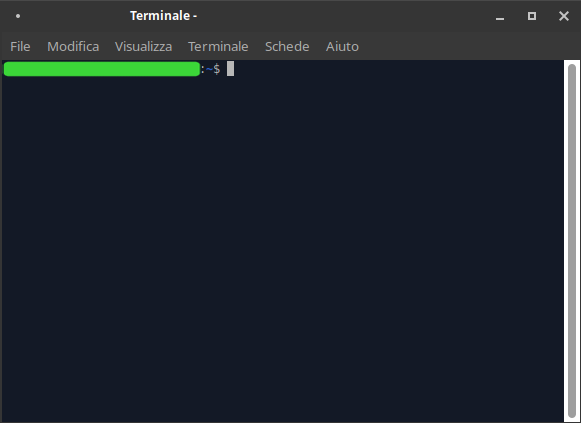 Emulatore di Terminale Ubuntu Studio