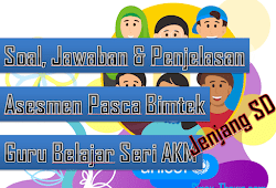 Soal Jawaban Post Test Asesmen Pasca Program Guru Belajar Seri Akm Jenjang Smp Sinau Thewe Com
