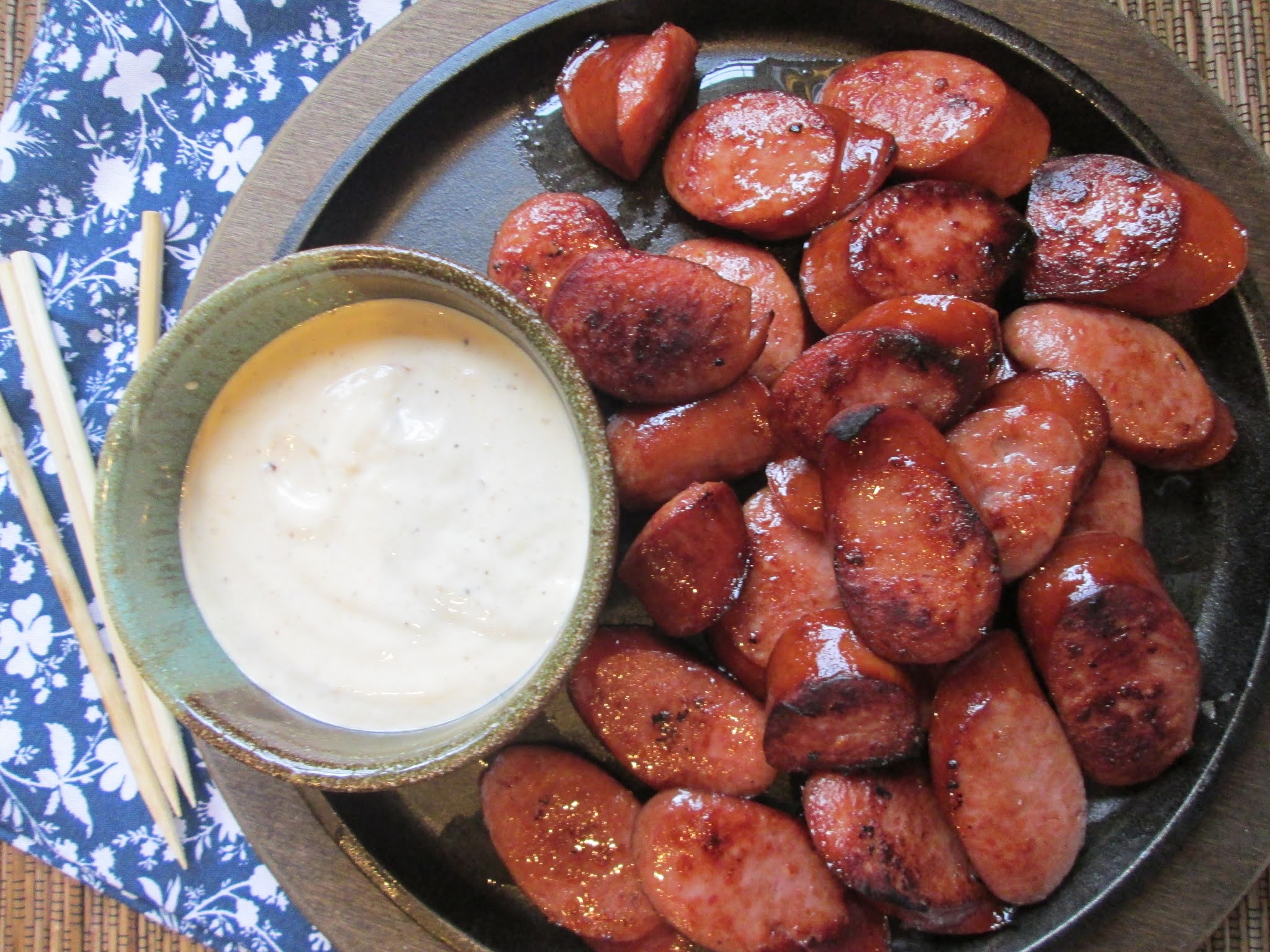Stirring the Pot Ina Garten's Kielbasa with Mustard Dip (Plus a Cookbook Review on Ina's newest